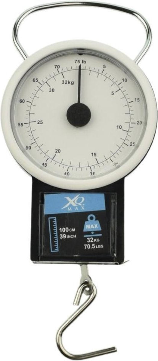 Orange85 Weegschaal - met Haak en Meetlint - 32Kg - voor Vis - Hangsysteem - Haak - Meten