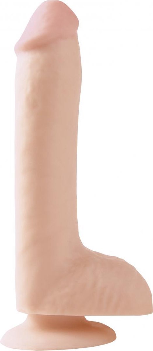 8" Dong With Suction Cup - Skin - Realistic Dildos -