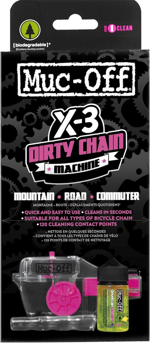 Muc-Off Gereedschap ketting reiniger tool x3 chain cleaner - Grijs