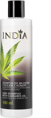 India Cosmetics Shampoo met hennepolie  - Hydrateert