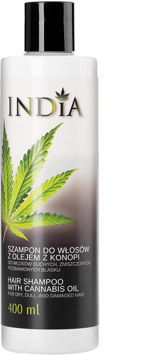 India Cosmetics Shampoo met hennepolie  - Hydrateert