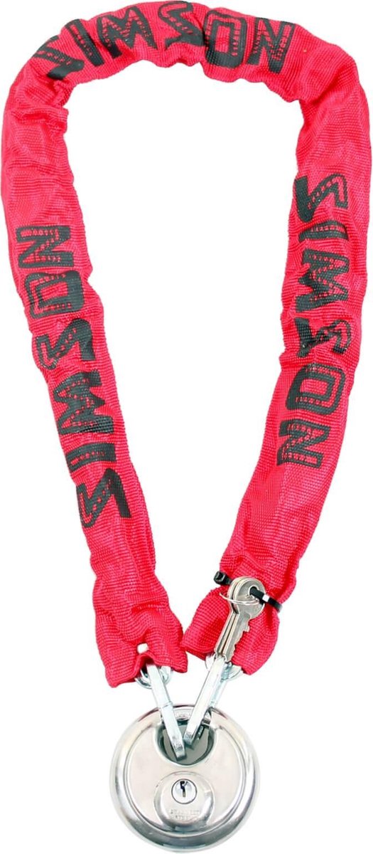 Simson Strong L - Kettingslot - 100 cm - Rood