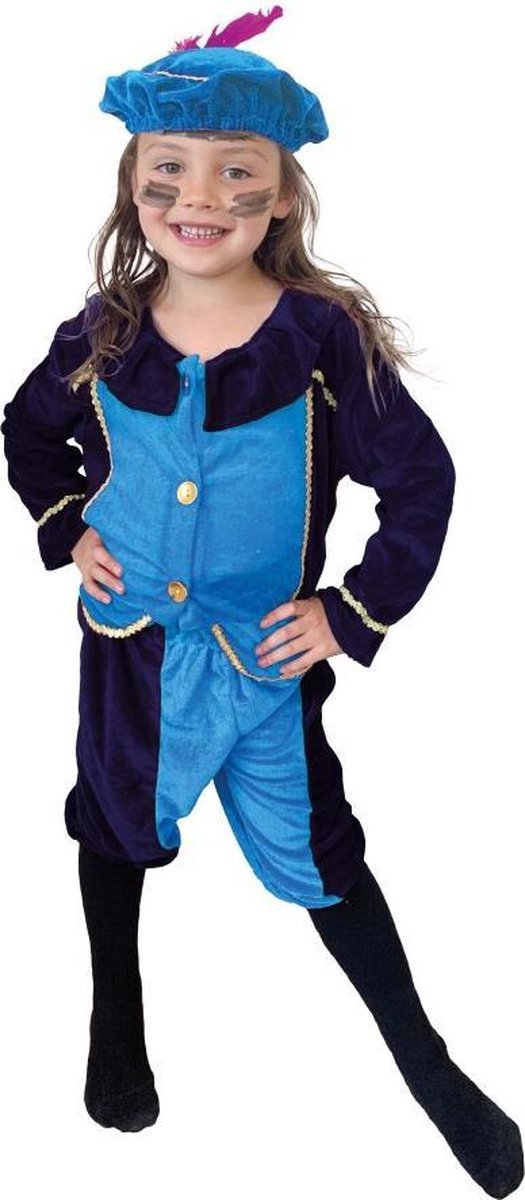 Pietenpak 3-5 Jaar Paars/Blauw