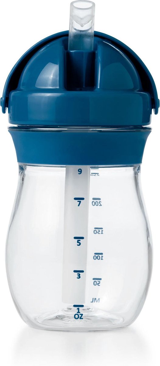 Oxo Tot Transitions Grote rietjesbeker (270ml) Navy