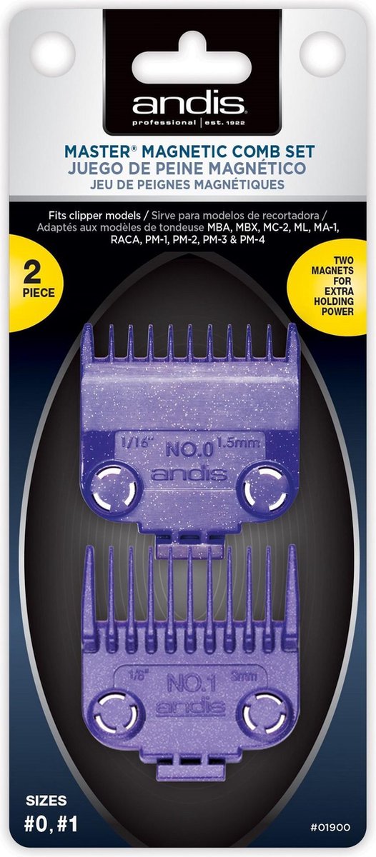 Andis Master Magnetic Comb Set #0