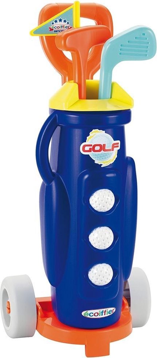 écoiffier Golfset Met Trolley 57 Cm 7-delig