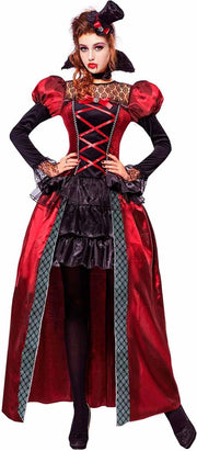 Victoriaans vampier kostuum voor dames - Verkleedkleding