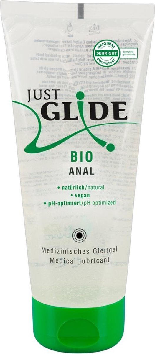 Just Glide Bio Anaal Glijmiddel - 200 ml