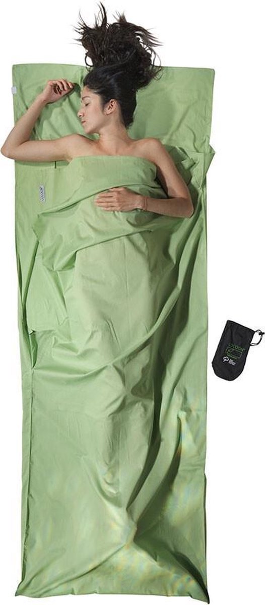 Cocoon TravelSheet - Lakenzak - Organic Cotton - Groen