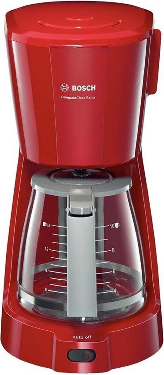Bosch TKA3A034 CompactClass - Koffiezetapparaat - Rood