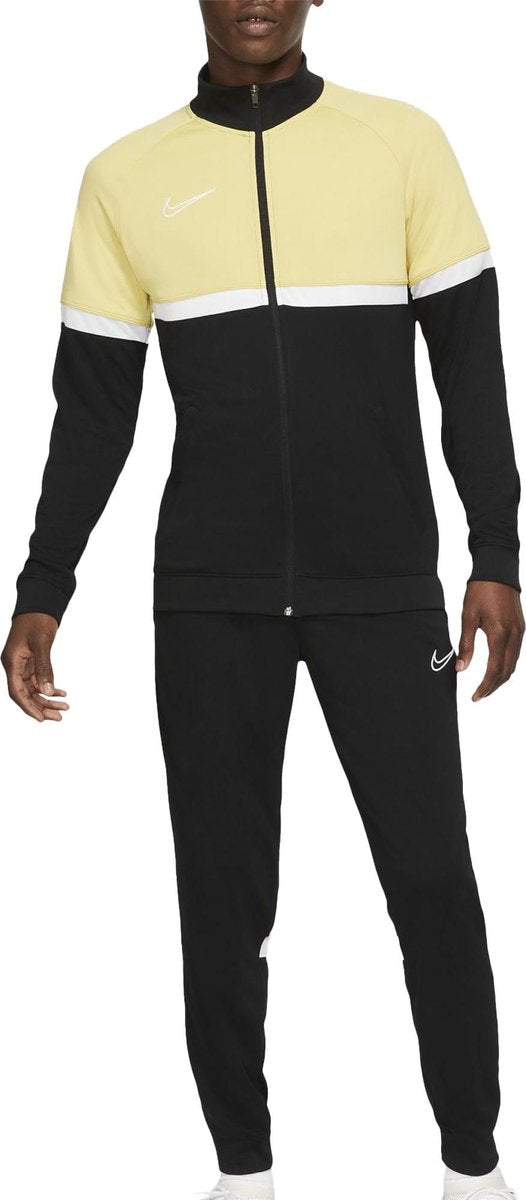 Nike Nike Dri-FIT Academy Trainingspak - Maat M  - Mannen - zwart - geel - wit