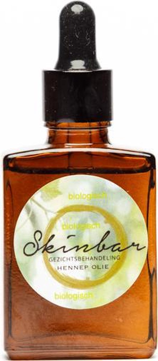 Hennepzaadolie 30ML 100% biologisch. Voor een gladde & egale huid. Vegan Hennepzaad olie.