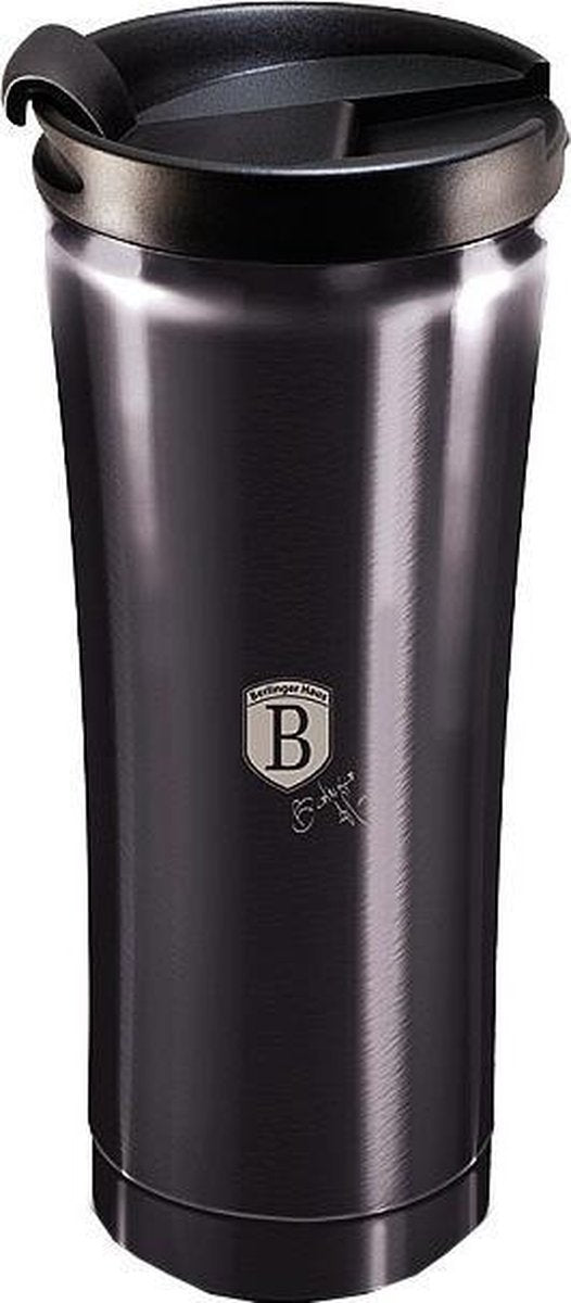 Berlinger Haus Thermosbeker Pro 500 Ml Rvs/siliconen Zwart