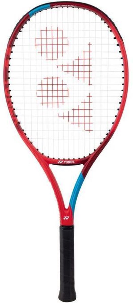 Yonex VCore 25 Tango Red Graphite Junior Tennisracket - Gripmaat L0
