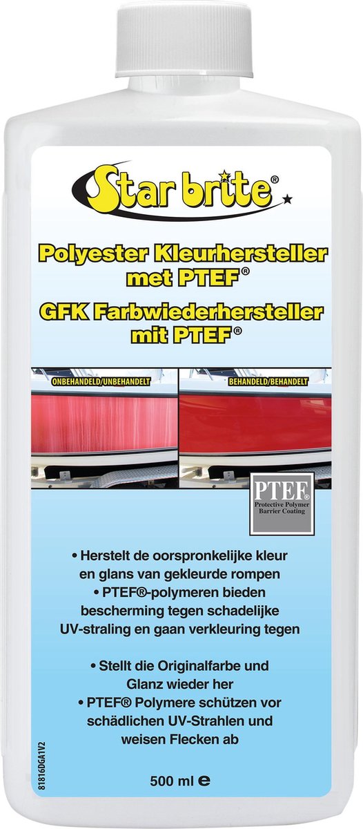 Star brite Polyester/GFK Kleurhersteller met PTEF® | 500ml