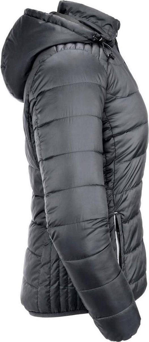 Russell Dames/dames Hooded Nano Jacket (IJzergrijs)