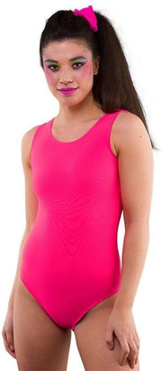 80's bodysuit - Neon pink (XS/S)