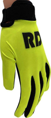 RD Sportswear Development Line gloves Fluor Geel BMX MOTO MTB handschoenen kinderen maat 5