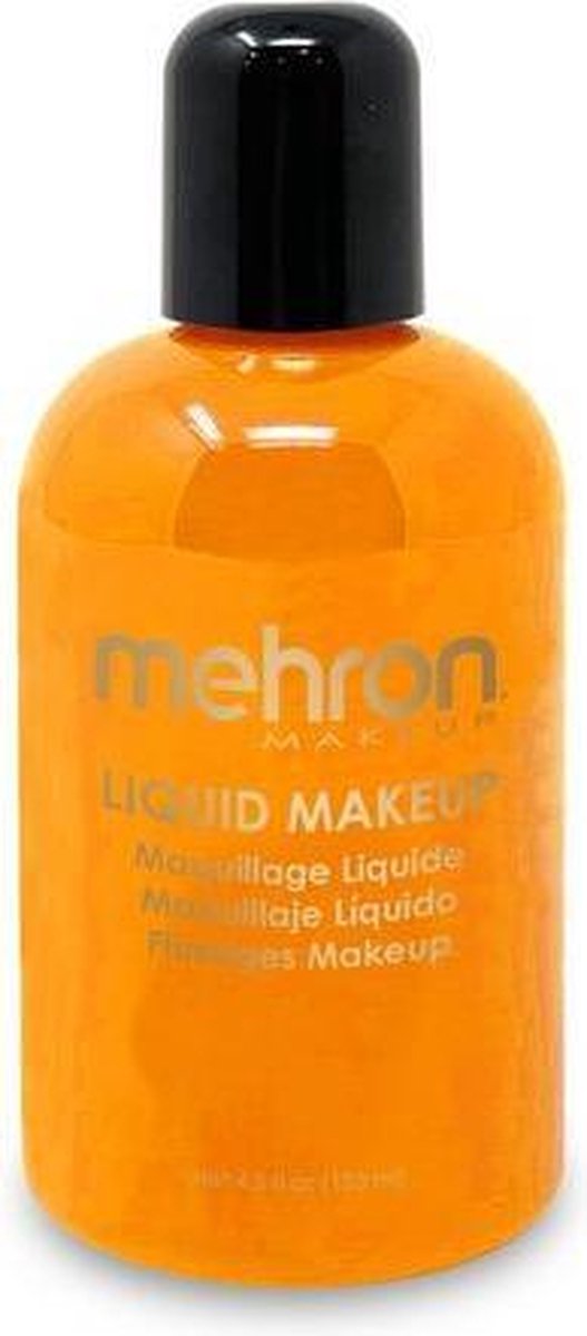 Mehron Vloeibare Schmink op Waterbasis - Oranje - 130 ml
