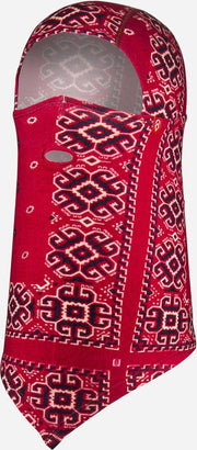 Airhole Balaclava Hinge Merino burgundy paisley