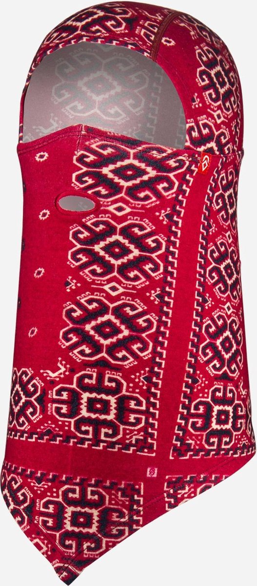 Airhole Balaclava Hinge Merino burgundy paisley