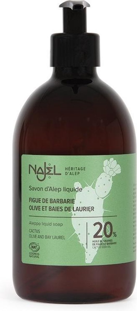 Najel Handzeep Aleppo Cactus/olijf Unisex 500 Ml
