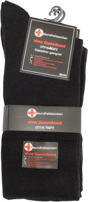 Socke/1 Paar Medische Sokken Naadloos Kleur Zwart/Maat 39/42/Sokken voor voetproblemen/diabetes sokken/sokken voor oedeem of reuma