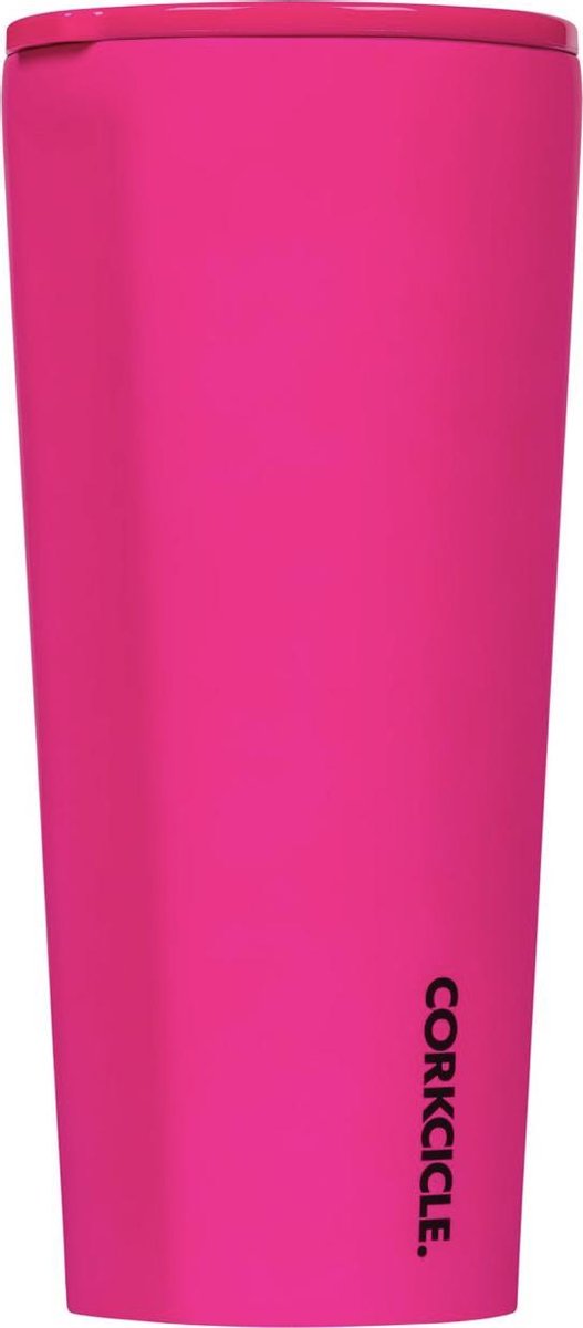 Corkcicle Tumbler 475ml 16oz - Neon Lights Neon Pink Roestvrijstaal -
