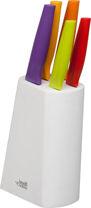 Homeij Cooking Colore Messenblok - 5-Delig - Wit Hout