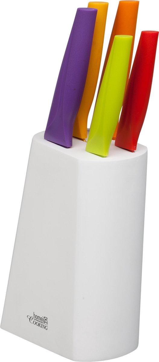 Homeij Cooking Colore Messenblok - 5-Delig - Wit Hout
