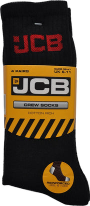 JCB Verstevigde werksok maat 39/46 - 8 PAAR