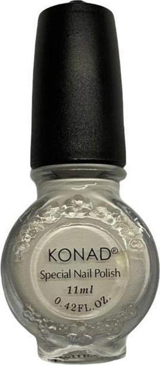 KONAD Stempellak/Nail Art/Wit/11 ML