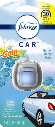 Febreze Car Gain Honey Berry Hula - Autoparfum Voor Een Verfrissende Autogeur! (2ML)