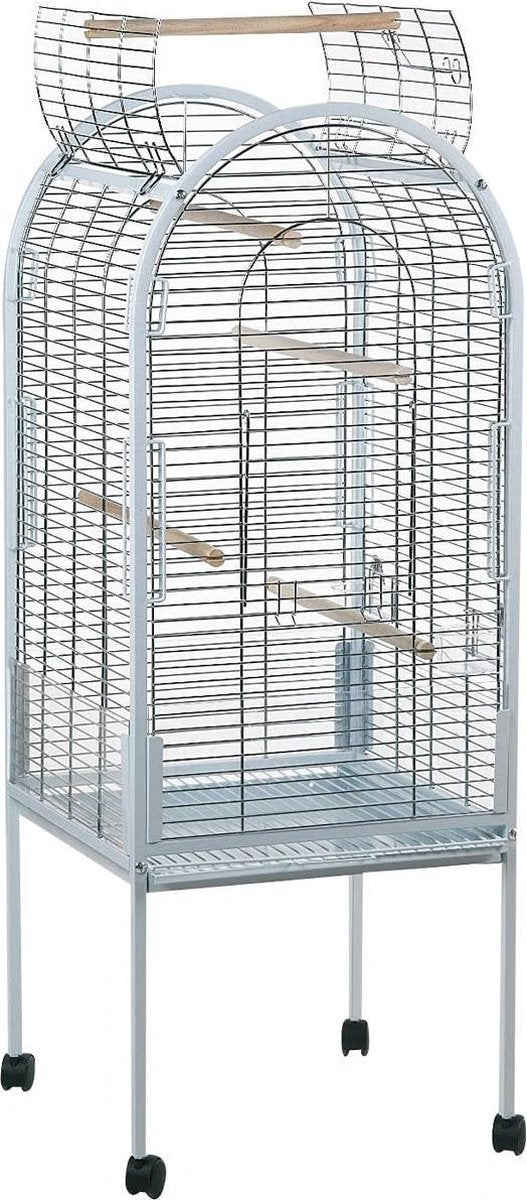 Papegaaienkooi Coco Wit - Wit - 55 x 55 x 143 cm
