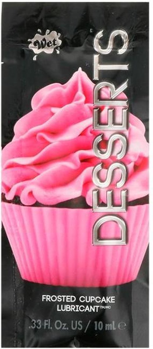Wet Desserts Frosted Cupcake Waterbased Lubricant 10 Ml | WET DESSERTS