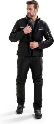 REV'IT! Voltiac 2 Textiele Motorjas Heren - Zwart Geel - Maat XL