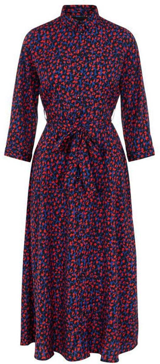 Pcrosia 3/4 Midi Shirt Dress D2d 17108021 Victoria Blue