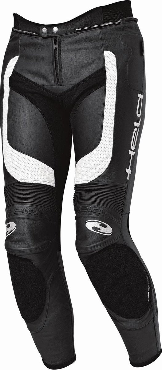 Leren Broek Held Rocket II zwart/wit