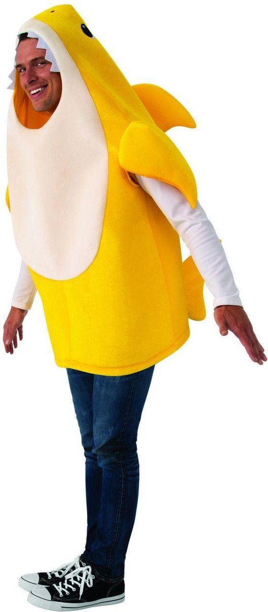 Adult Baby Shark met geluid - Maat - STD