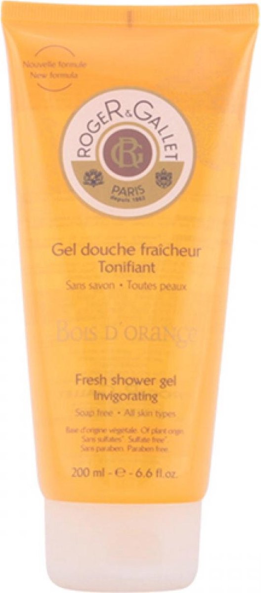 Roger & Gallet - BOIS D'ORANGE gel douche fraîcheur tonifiant 200 ml