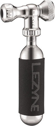 Lezyne Control Drive - CO2 Minipomp - Aluminium - Presta/Schrader Ventiel - Zilver