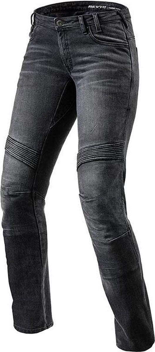 REV'IT! Moto Lady TF Black Motorcycle Jeans L32/W30