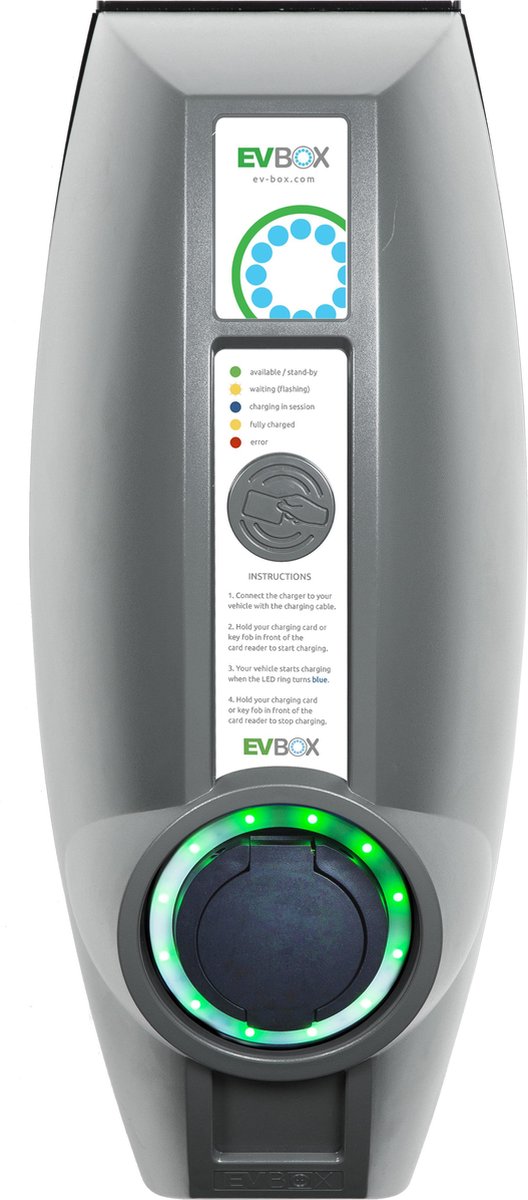 EVBox BusinessLine | Cover | Kleur Donkergrijs | RAL 7016