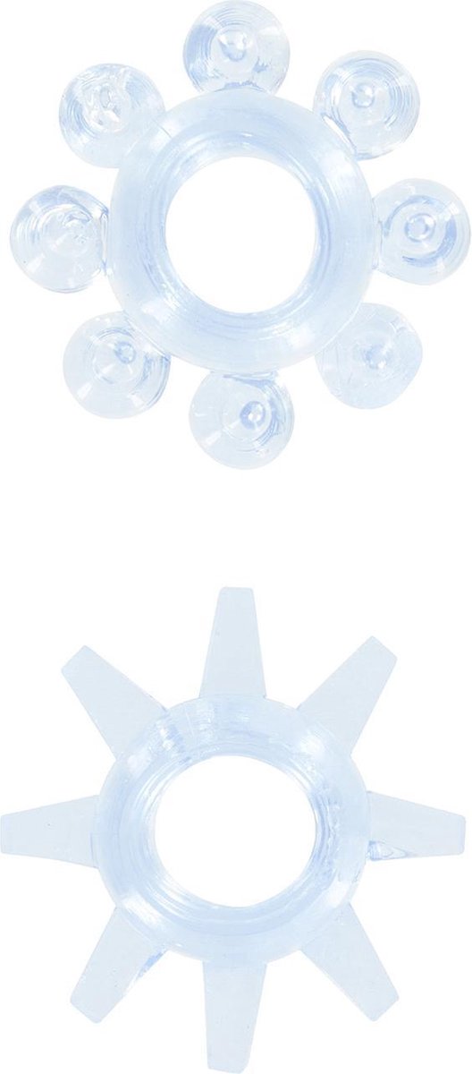 ToyJoy Power Stretchy Rings - Cockring - Blauw