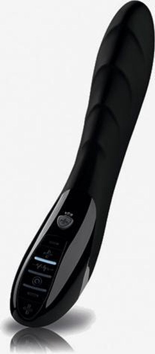 Sizzling Simon zwarte vibrator van siliconen