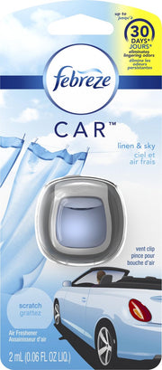 Febreze Car Linen & Sky - Autoparfum Voor Een Verfrissende Autogeur! (2ML)