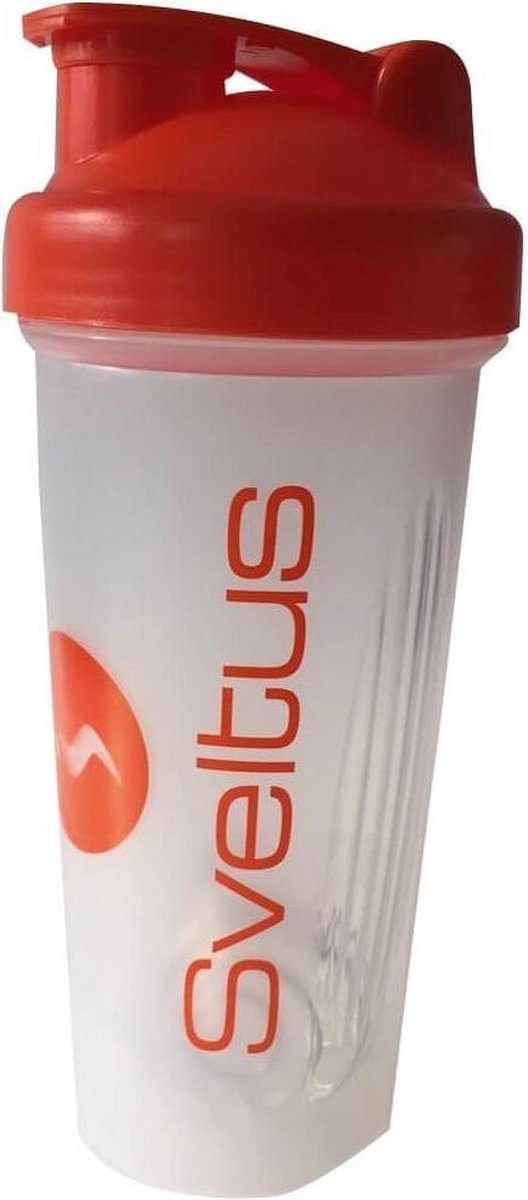 Sveltus Sportshaker Rood 600 Ml
