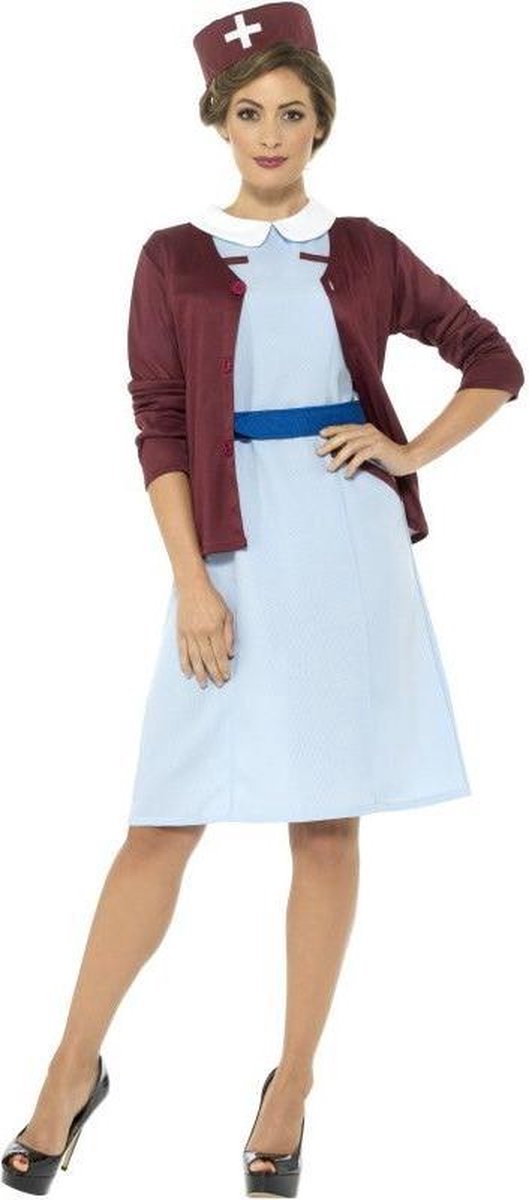 Verpleegster & Masseuse Kostuum | Strenge Verpleegster Jaren 60 | Vrouw | Small | Carnaval kostuum | Verkleedkleding