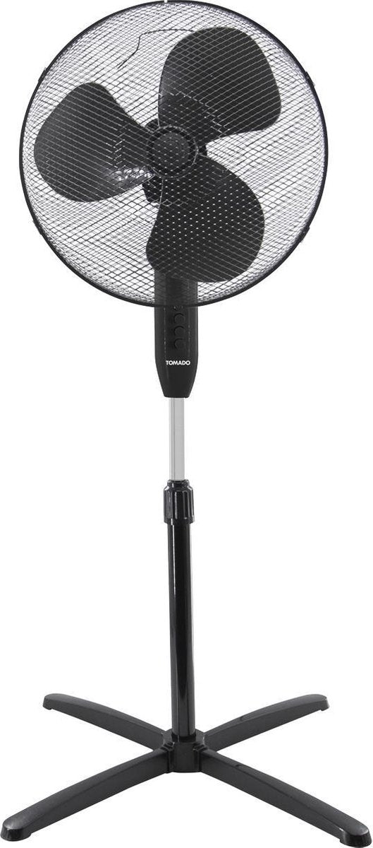 Tomado TFS4003B - Statiefventilator - 40 cm - In hoogte verstelbaar - Zwart