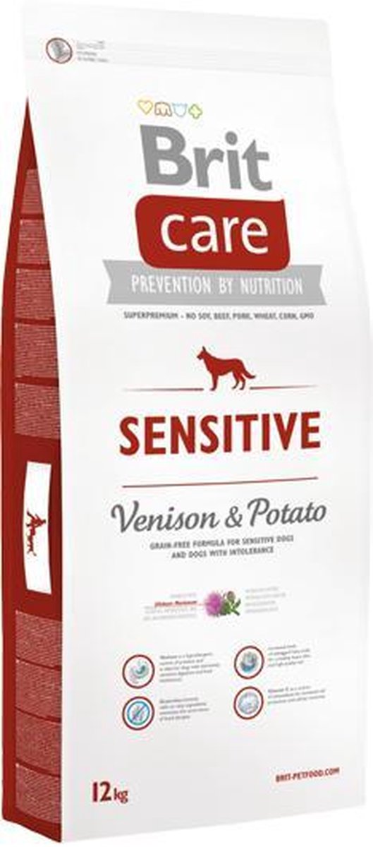 BRIT care hypo allergeen Sensitive hert&aardappel 12kg